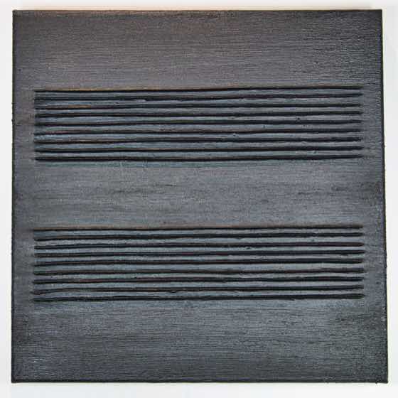 Fallowed: 1803.3, 16 in. x 16 in. (40.6 cm x 40.6 cm), acrylic plaster, yupo on canvas