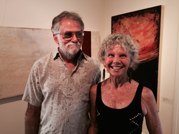 Shane Robinson's solo show opening at Hui No'eau, Maui, 2014