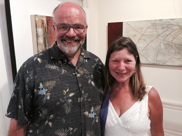 Shane Robinson's solo show opening at Hui No'eau, Maui, 2014